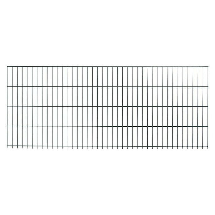 Peddy Shield Zaun-Set DSM (2 x 1,23 m, Anthrazit, 31 -tlg., Mit Montageplatte) | BAUHAUS
