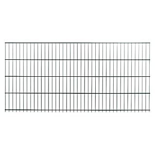 Peddy Shield Zaun-Set (200 x 100 cm, Grün, Mit Eckpfosten zum Aufschrauben)