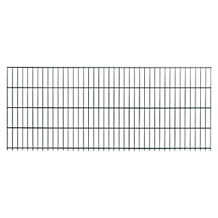 Peddy Shield Zaun-Set DSM (2 x 0,83 m, Grün, 21 -tlg., Zum Einbetonieren)