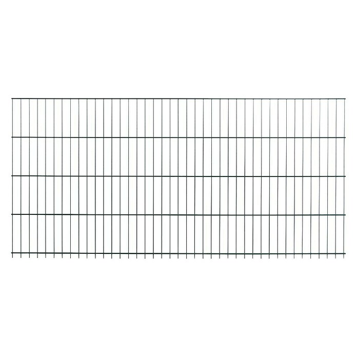 Peddy Shield Zaun-Set ESM (2 x 0,75 m, Grün, 21 -tlg., Zum Einbetonieren) | BAUHAUS