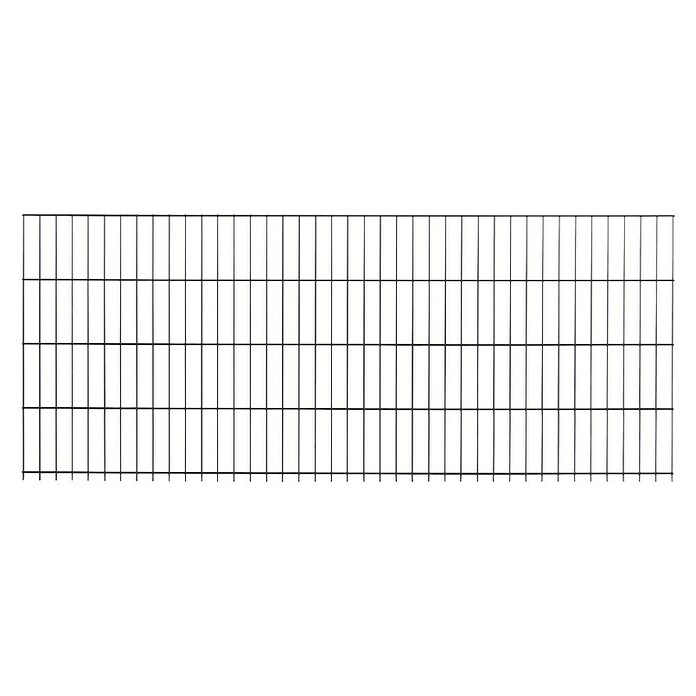 Peddy Shield Zaun-Set DSM (2 x 1,03 m, Anthrazit, 31 -tlg., Mit Montageplatte) | BAUHAUS