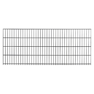 Peddy Shield Zaun-Set DSM (2 x 1,03 m, Anthrazit, 31 -tlg., Mit Montageplatte)