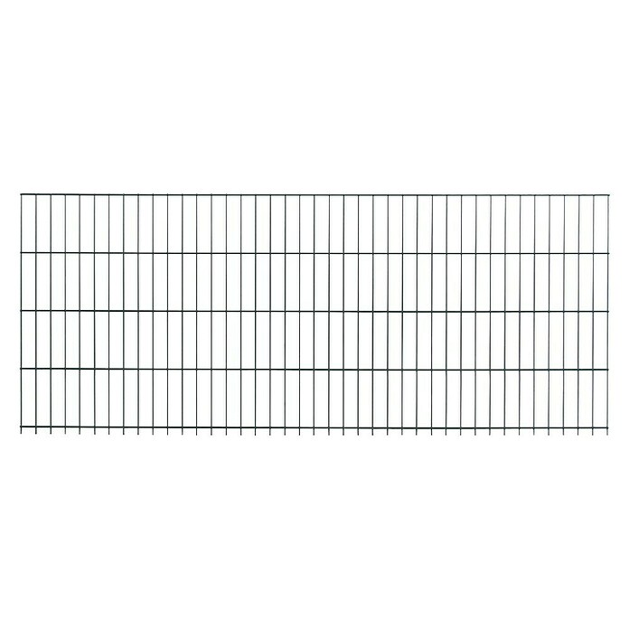 Peddy Shield Zaun-Set DSM (2 x 1,23 m, Grün, 21 -tlg., Mit Montageplatte) | BAUHAUS