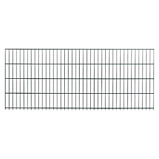 Peddy Shield Zaun-Set DSM (2 x 1,23 m, Grün, 21 -tlg., Mit Montageplatte)