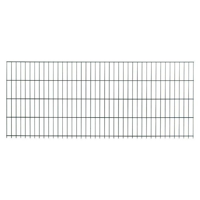 Peddy Shield Zaun-Set DSM (2 x 0,83 m, Grün, 31 -tlg., Zum Einbetonieren) | BAUHAUS