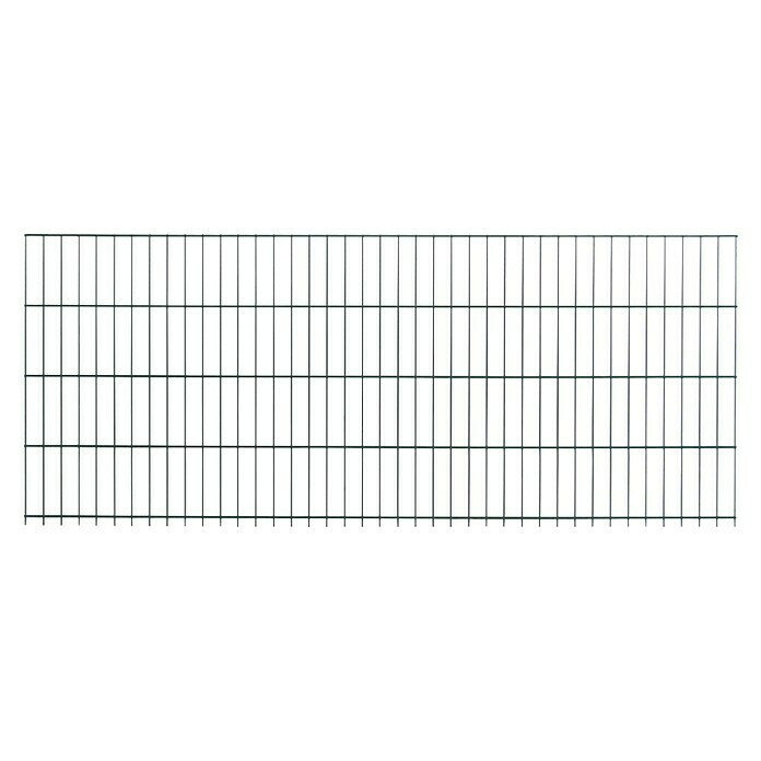 Peddy Shield Zaun-Set DSM (2 x 1,23 m, Grün, 31 -tlg., Zum Einbetonieren) | BAUHAUS