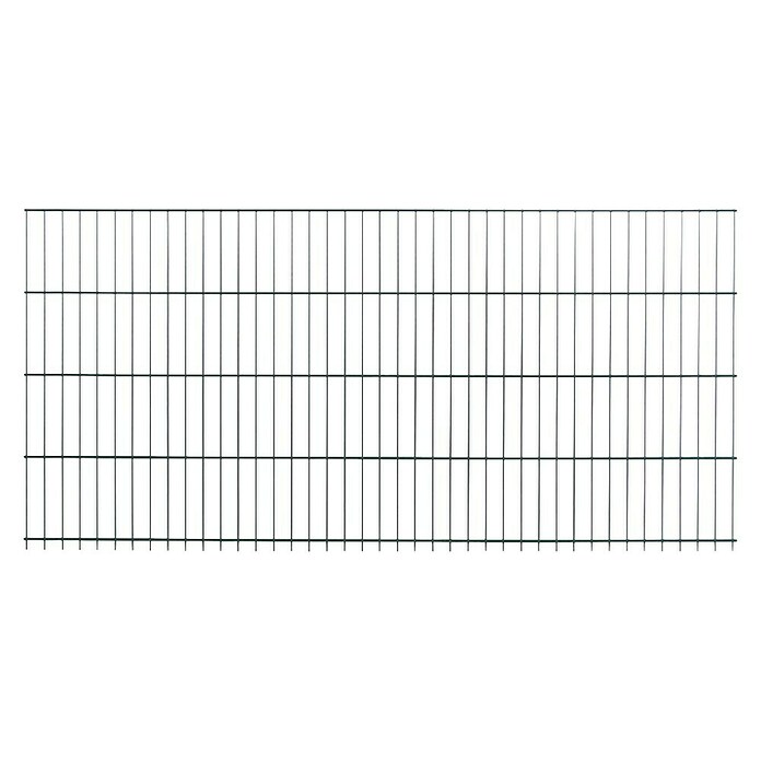Peddy Shield Zaun-Set ESM (2 x 0,75 m, Grün, 31 -tlg., Ausführungseigenschaft: Zum Einbetonieren) | BAUHAUS