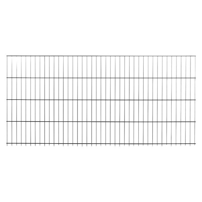 Peddy Shield Zaun-Set ESM (2 x 1 m, Anthrazit, 11 -tlg.) | BAUHAUS