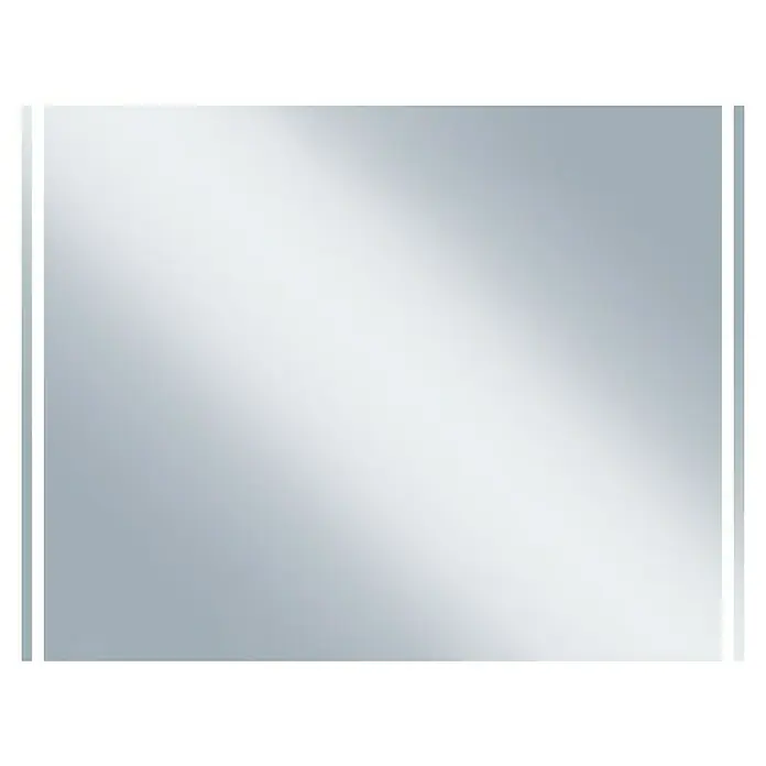 Camargue Lichtspiegel Donna 4 - 90 x 60 cm - Modern rechteckiger Spiegel mit LED-Beleuchtung an den Seiten für ein elegantes Badezimmerambiente. Perfekt für stilvolle Akzente.