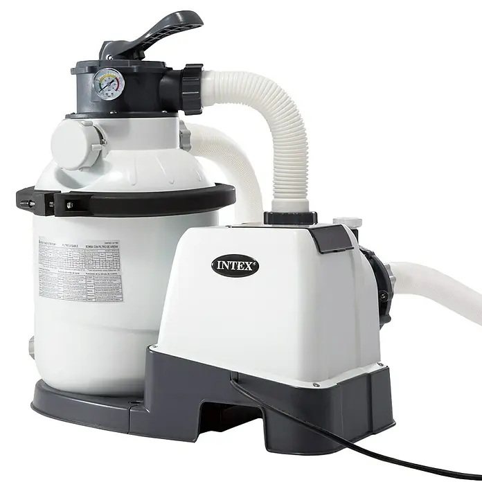 Intex Filtro de arena con panel digital - Específico para piscinas: 18.000 l, Potencia de filtración: 4.000 l/h - Bomba de filtro de arena Intex para piscinas, que garantiza una limpieza eficaz y agua clara. Funcionamiento sencillo y rendimiento fiable.