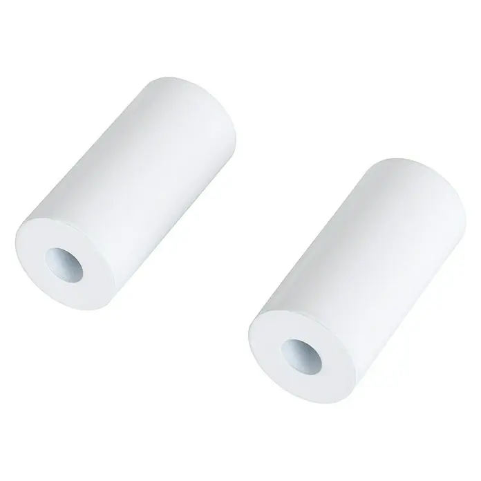 Espaciador lateral de poste Blanco - 2 ud. - Dos cartuchos de filtro de agua cilíndricos y blancos que proporcionan agua potable limpia y filtrada.