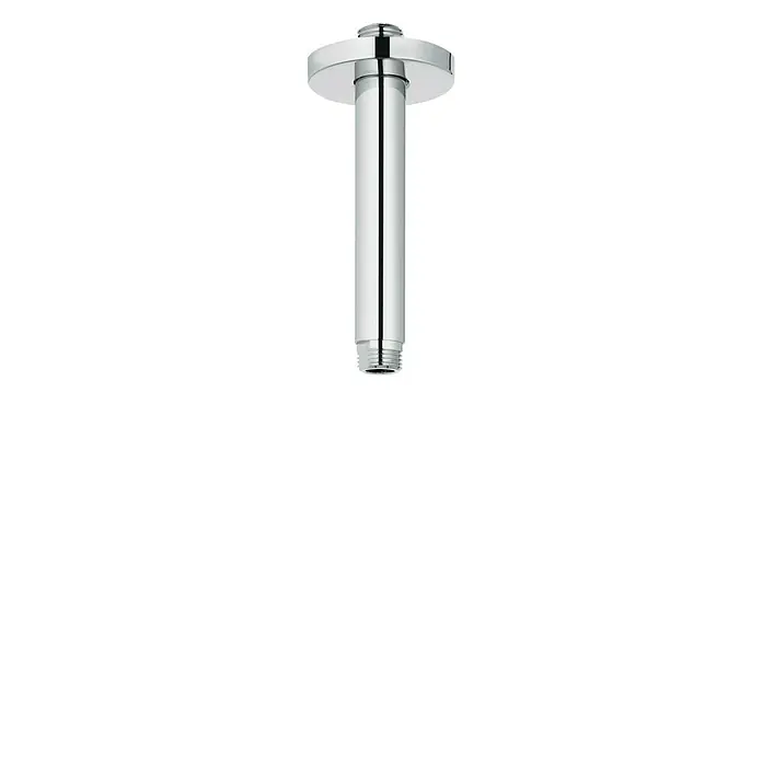 Grohe Rainshower Deckenanschluss - Länge: 14,2 cm, Chrom - Ein verchromter Duschkopf zur Deckenmontage mit einem modernen und minimalistischen Design. Ideal für stilvolle Badezimmer.