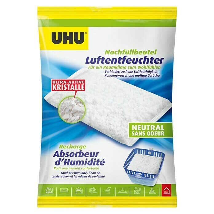 UHU Luftentfeuchter Nachfüllpack1 Stk. x 450 g Front View