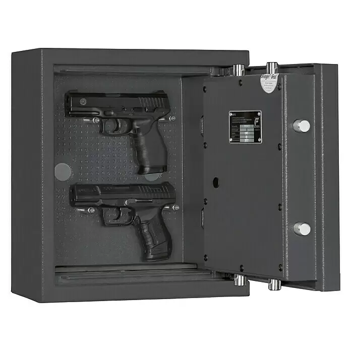 Format Kurzwaffenschrank KWT 900 E - Geeignet für: Gemeinsame Aufbewahrung von Waffen und Munition, L x B x H: 170 x 360 x 405 mm, Elektronikschloss S&G Spartan 1006 - Detailaufnahme