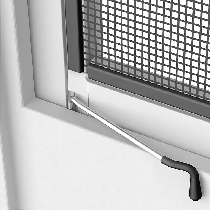 Easy Life easyLINE 2 Pollenschutzgitter - B x H: 100 x 120 cm, Montage Insektengitter: Klemmen - Detailaufnahme
