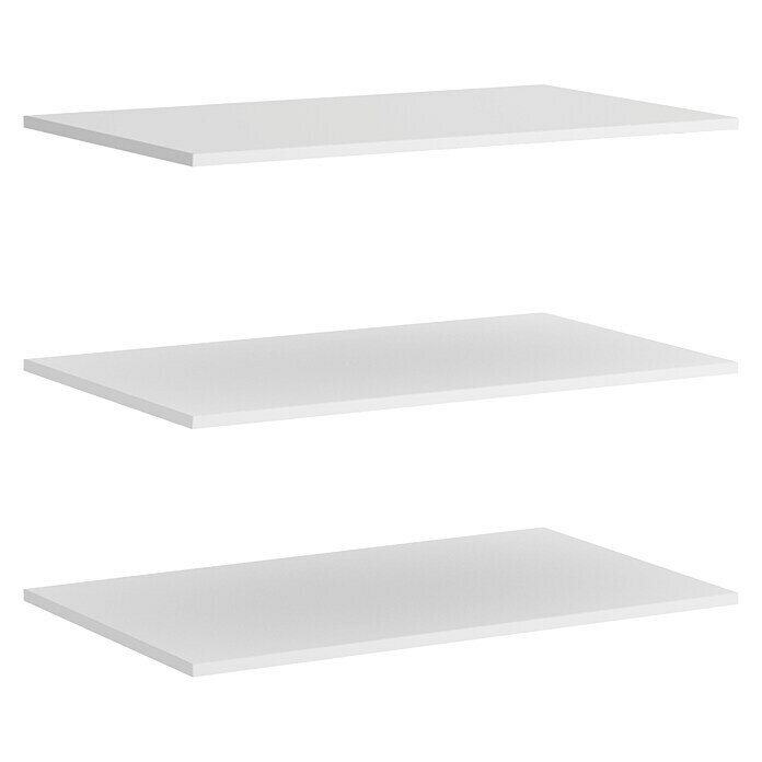 Set de estanterías (L x An x Al: 150 x 72 x 1,6 cm, Blanco)