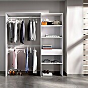 Mueble vestidor Suit (L x An x Al: 40 x 160 x 187 cm, Melamina, Blanco)