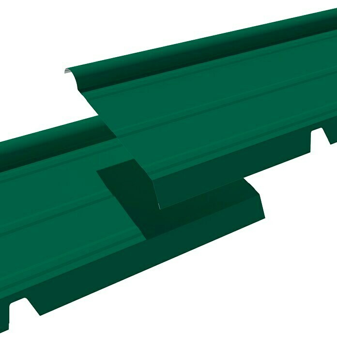 Isopan Cumbrera de placa Isotego (Verde, Largo: 4 m)