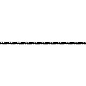 FSE Robline Leine Meterware 8-Plaited-Dinghy (4 mm, Schwarz/Silber, Polyester)