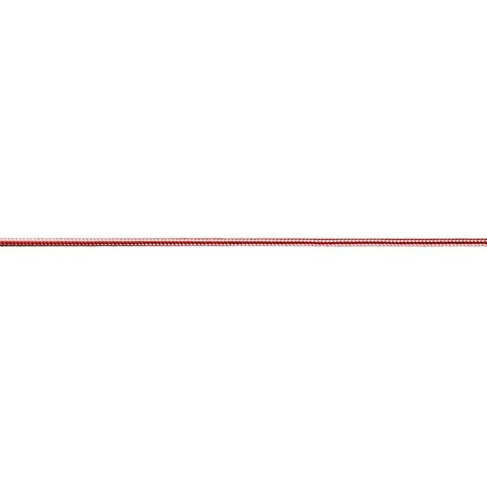 FSE Robline Leine Meterware Dinghy Control (3 mm, Weiß/Rot, Polyester)