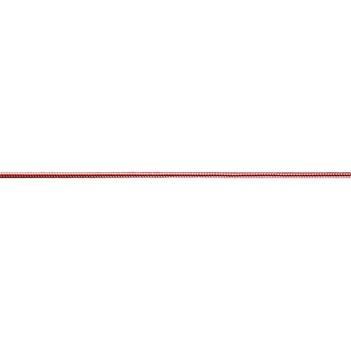 FSE Robline Leine Meterware Dinghy Control (4 mm, Weiß/Rot, Polyester)