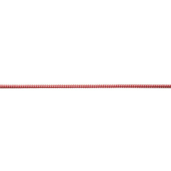 FSE Robline Leine Meterware Dinghy Control (5 mm, Weiß/Rot, Polyester)