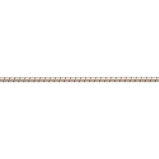 Robline Gummileine Meterware (Durchmesser: 10 mm, Weiß/Rot, Gummi)