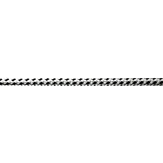 Robline Festmacherleine Meterware Rio (10 mm, Polyester, Schwarz/Weiß)
