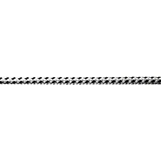 Robline Festmacherleine Meterware Rio (12 mm, Polyester, Schwarz/Weiß)
