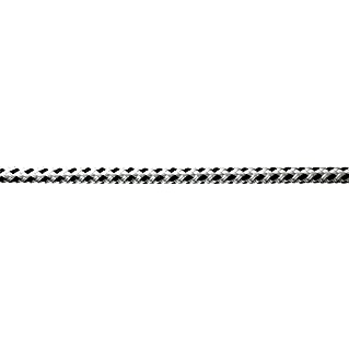 Robline Festmacherleine Meterware Rio (16 mm, Polyester, Schwarz/Weiß)