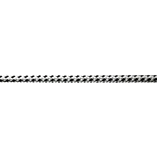 Robline Festmacherleine Meterware Rio (20 mm, Polyester, Schwarz/Weiß)