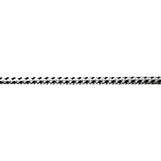 Robline Festmacherleine Meterware Rio (28 mm, Polyester, Schwarz/Weiß)