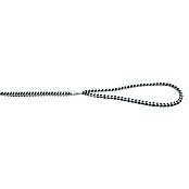 FSE Robline Cuerda de amarre Rio (8 mm, Largo: 5 m, Poliéster, Negro/blanco)