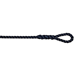 Robline Fenderleine Twisted (Durchmesser: 8 mm, Länge: 2 m, Polyester, Navy-Blau, 2 Stk.)