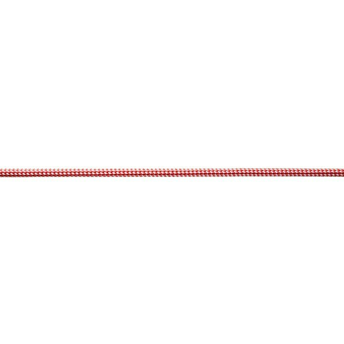 FSE Robline Leine Meterware (6 mm, Weiß/Rot, Polyester)