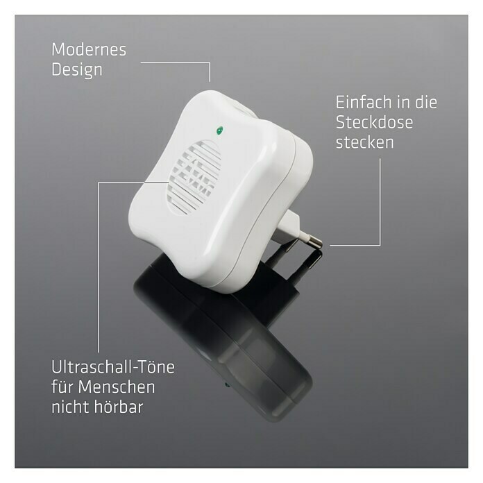 Gardigo Ultraschall-Tiervertreiber Ameisen-Feind (Wirkungsbereich: 25 m²) | BAUHAUS