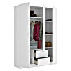 Armario para ropa Maxi (L x An x Al: 52 x 150 x 215 cm, Blanco)