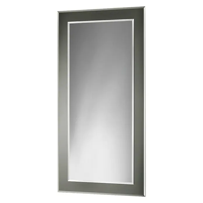Kristall-Form Facettenspiegel - 56 x 112 cm, Rechteckig - Elegantes rechteckiges Wandspiegeldesign mit stilvollem Rahmen. Ideal für Badezimmer oder Flur, um Räume optisch zu vergrößern.
