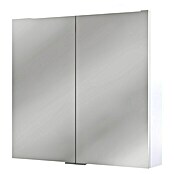 Camargue Armario con espejo LED (An x Al: 72 x 68,5 cm, Con iluminación, MDF, Blanco)
