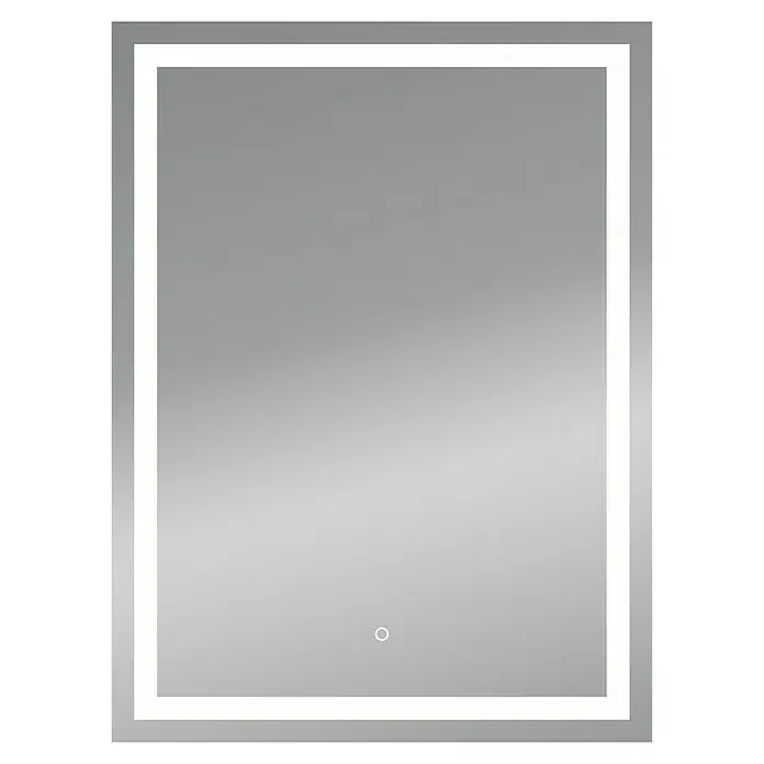 Camargue Lichtspiegel Heaven 2 - 50 x 70 cm - Elegantes, rechteckiges LED-beleuchtetes Badezimmerspiegel, das mit seinem klaren Design und dem sanften Licht eine moderne Note in jeden Raum bringt.