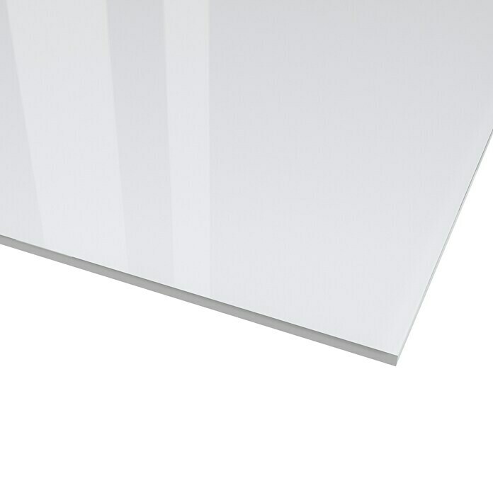 Dekorativna ploča od polikarbonata (100 cm x 100 cm x 5 mm, Ravno, Prozirno, Polistirol)