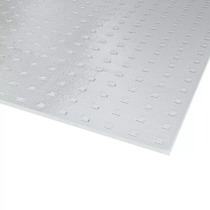 Kunstglas Owocor - 100 cm x 100 cm x 2,5 mm, Carree, Klar, Polystyrol - Detailaufnahme