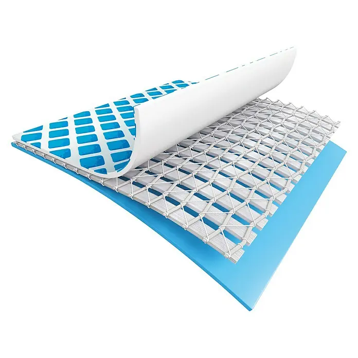 Intex Piscina Quick-Up Easy Set - Ø x Al: 305 x 76 cm, Azul, 3.835 l - Imagen del producto que muestra un revestimiento de piscina multicapa, destacando su construcción y materiales para la durabilidad.