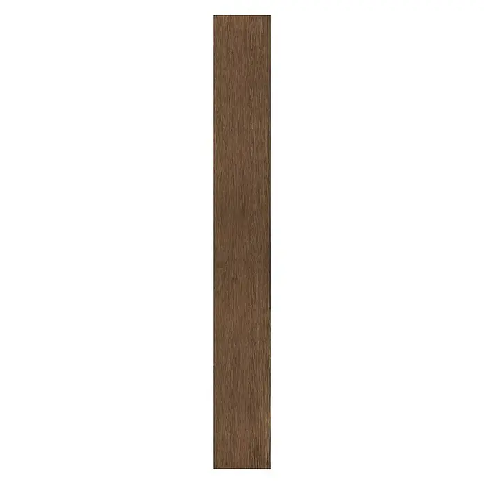 Indo Wandpaneel Barnwall Verona - Shorea, 1.200 x 120 x 10 mm, 0,864 m² - Dunkelbraunes Laminatbrett mit feiner Holzmaserung, ideal für stilvolle Bodenbeläge. Strapazierfähig und pflegeleicht.