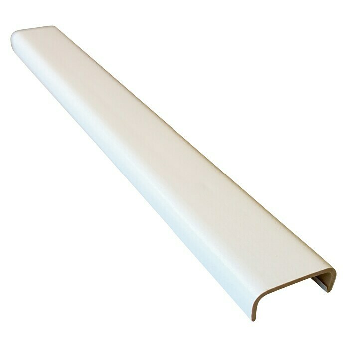 Rufete Perfil en U Blanco (2,6 m x 16 mm x 10 mm, PVC, Decorativa)