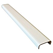 Rufete Perfil en U Blanco (2,6 m x 16 mm x 10 mm, PVC, Decorativa)