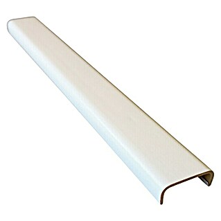Rufete Perfil en U Blanco (260 cm x 16 mm x 10 mm, Plástico)