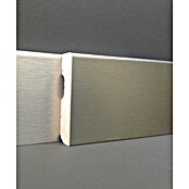 Rufete Zócalo MDF Acero (Roble, 2,24 m x 14 mm x 80 mm, Redondeado)