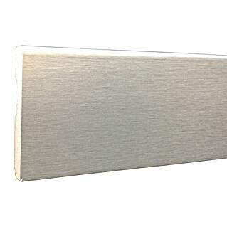 Rufete Rodapié MDF Aluminio (224 cm x 14 mm x 70 mm, MDF)