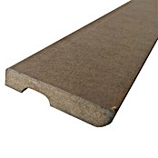 Rufete Zócalo MDF Crudo lijado (2,25 m x 14 mm x 70 mm, Redondeado)